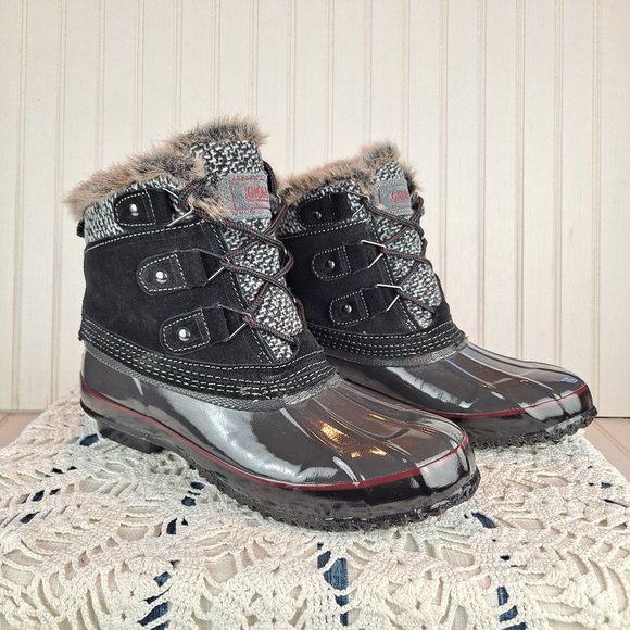 KHOMBU Lola Duck Boot Size 7 - Picture 2 of 14